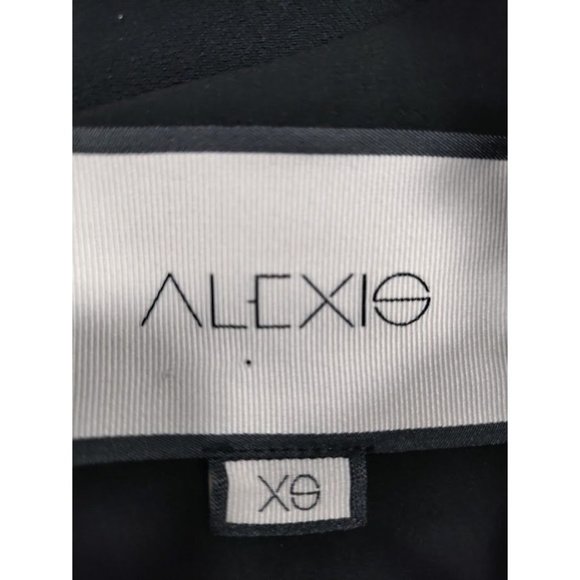 NWT Alexis Bell Sleeve Ruffle Trim A-Line Mini Dress Black Women's Size XS - Picture 10 of 16